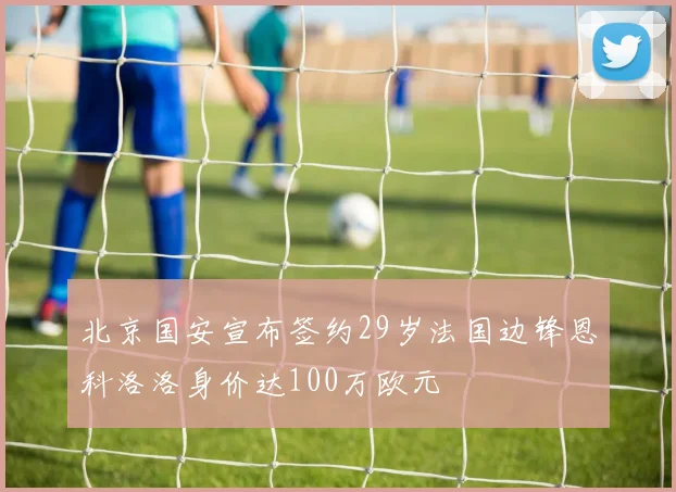 北京国安宣布签约29岁法国边锋恩科洛洛身价达100万欧元